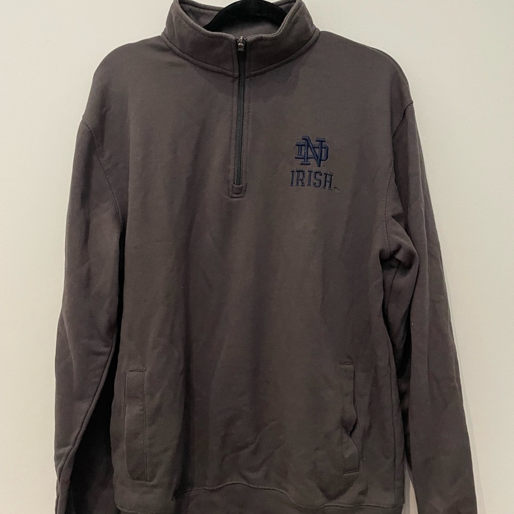 NOTRE DAME 3/4 ZIP SIZE L